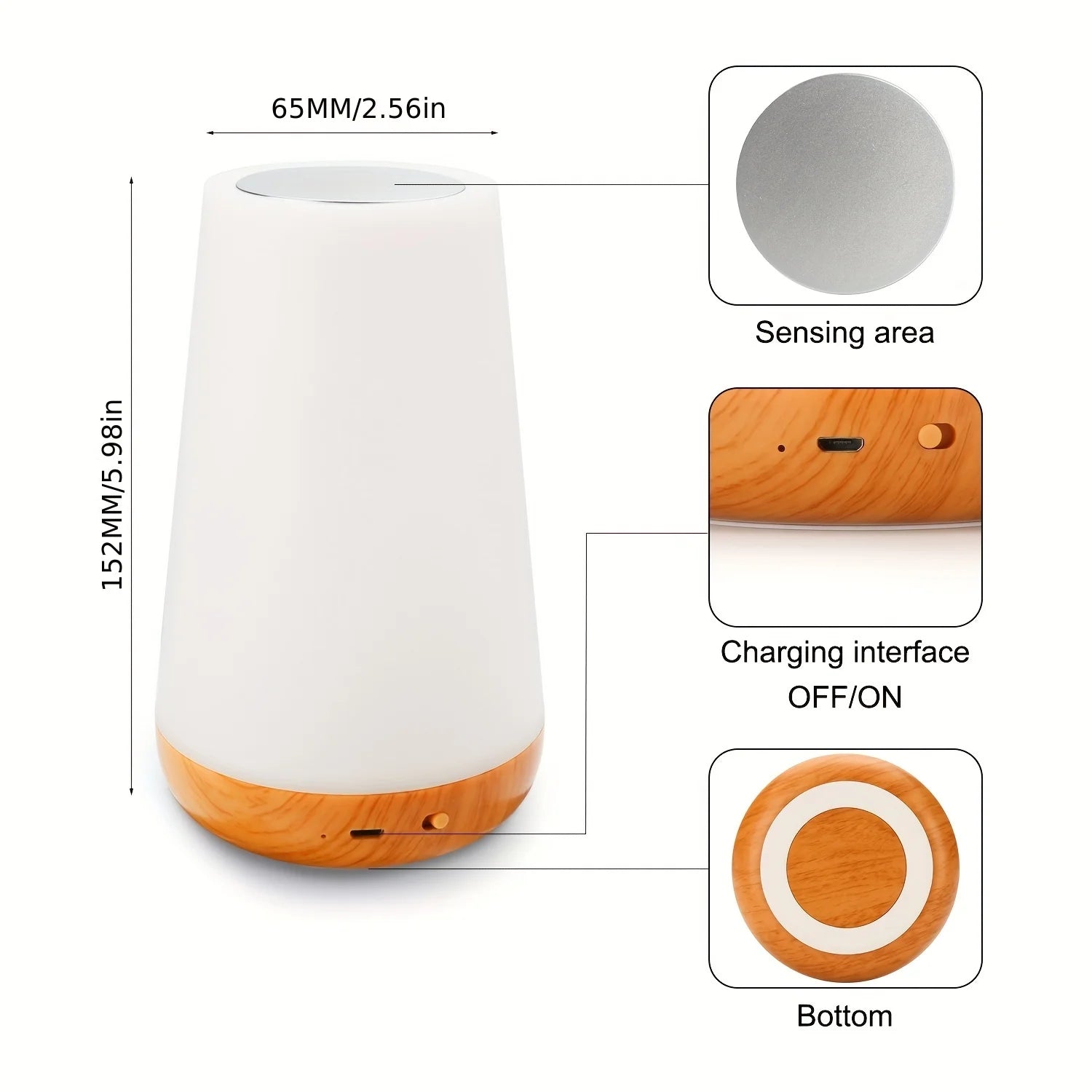 13 Color Changing Night Light Remote Control Touch lamp