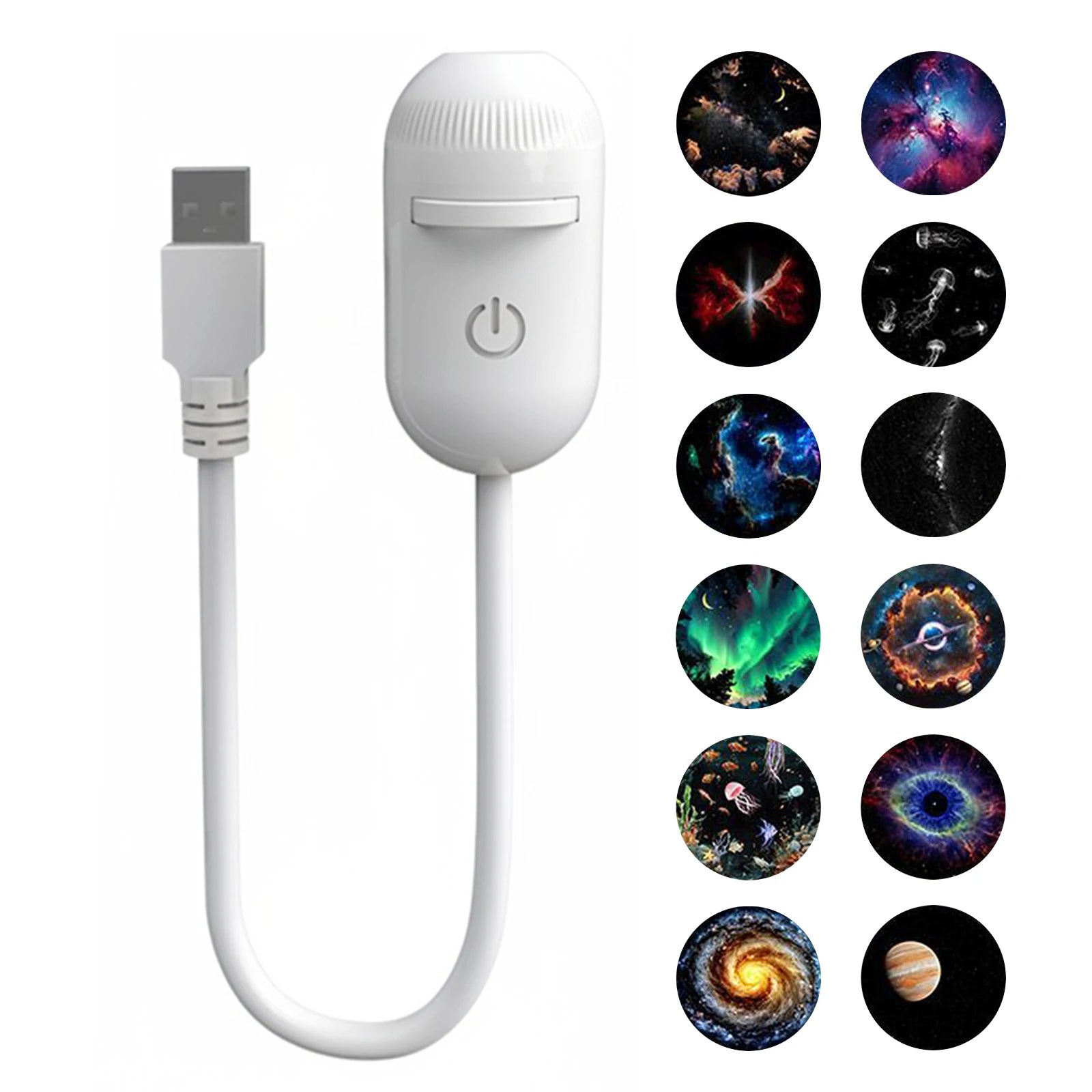 2-in-1 USB Ambient Light For Large Range Projection