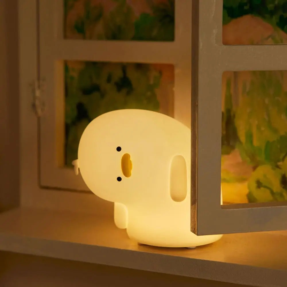 lazy ducky silicone lamp