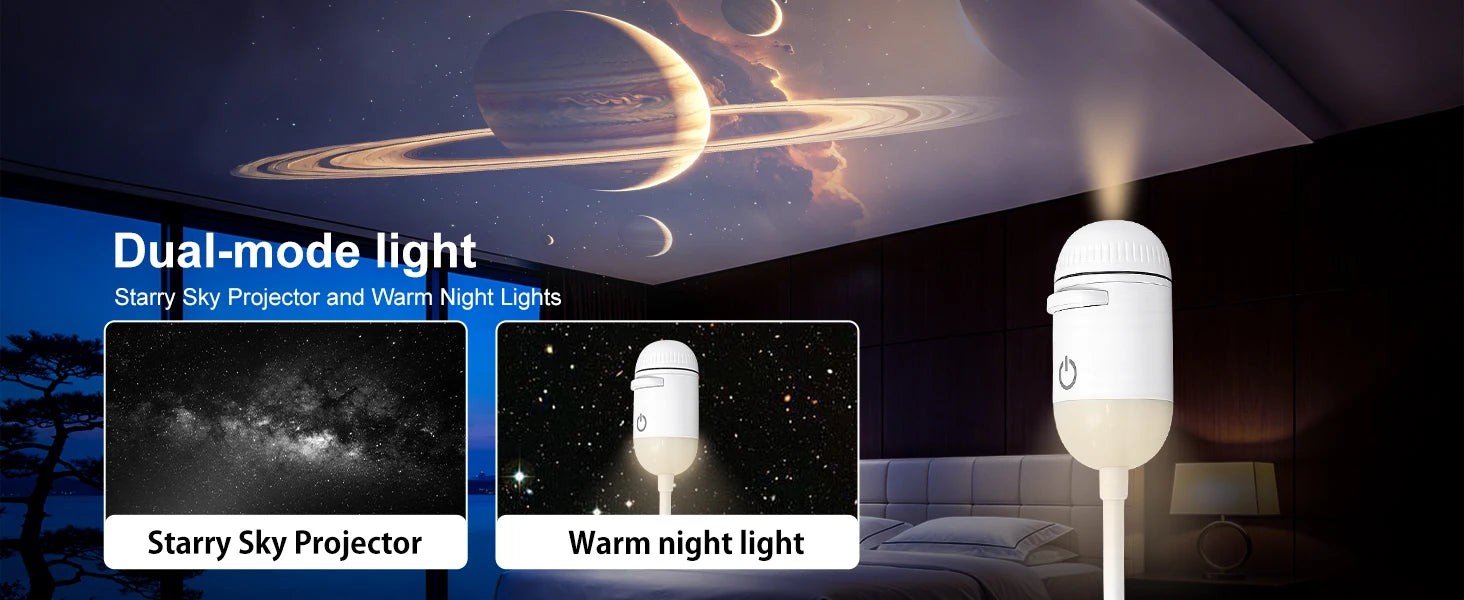 2-in-1 USB Ambient Light For Large Range Projection