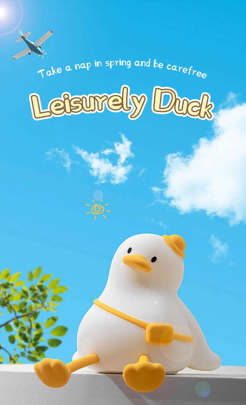 Simulated Duck Silicone Lamp