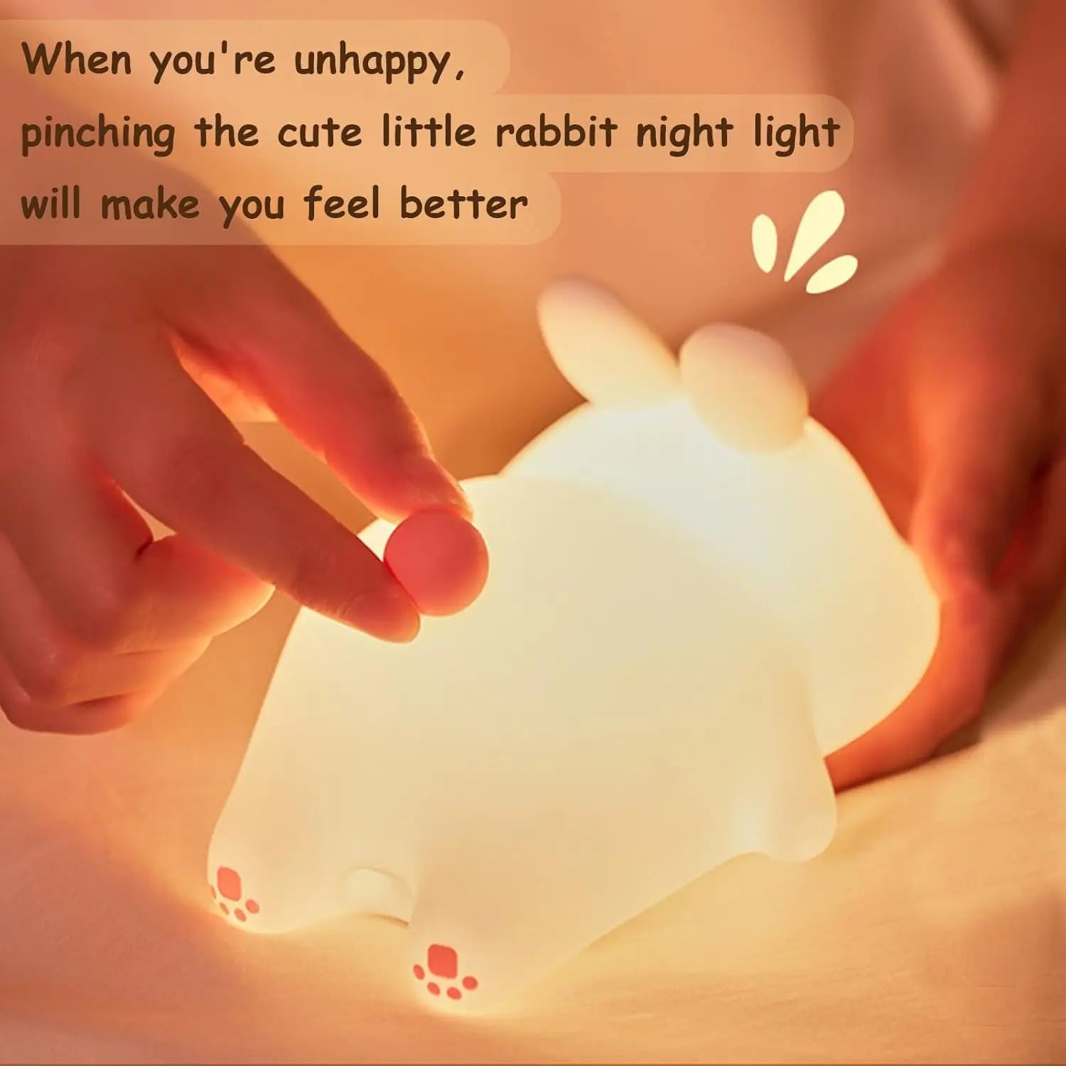 Cute Rabbit Night Light squishy lamp