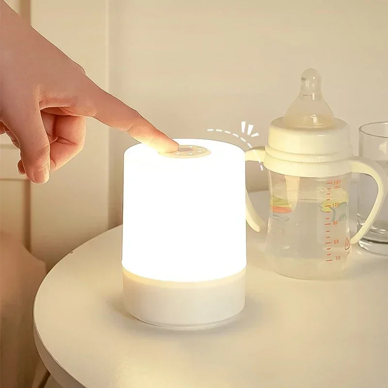 Led Night Lights Bedside Dimmable Charging Desktop Night Lamps
