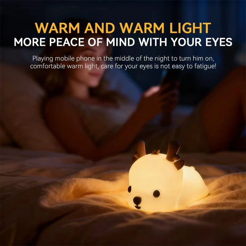 Deer Night Light squishy lamp