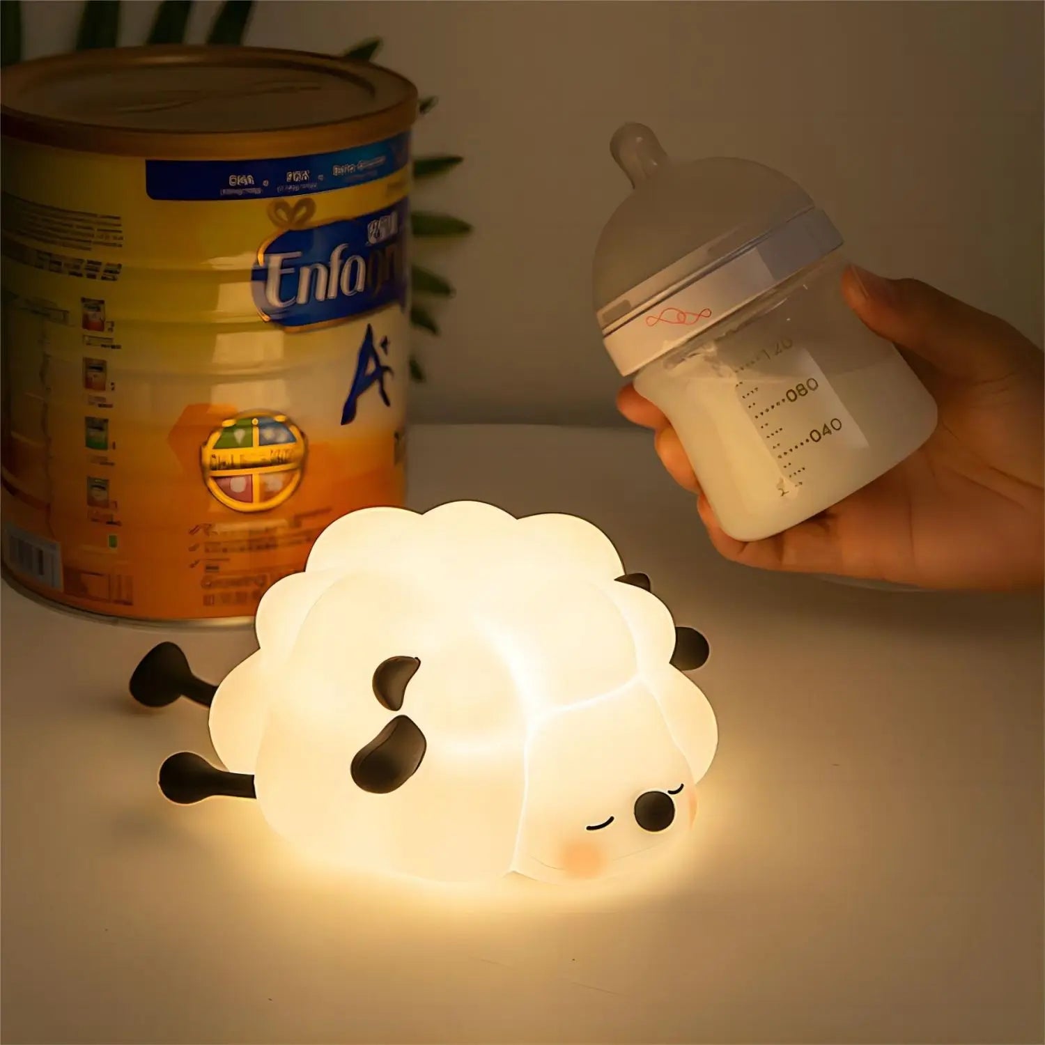 Cute panda Silicone lamp