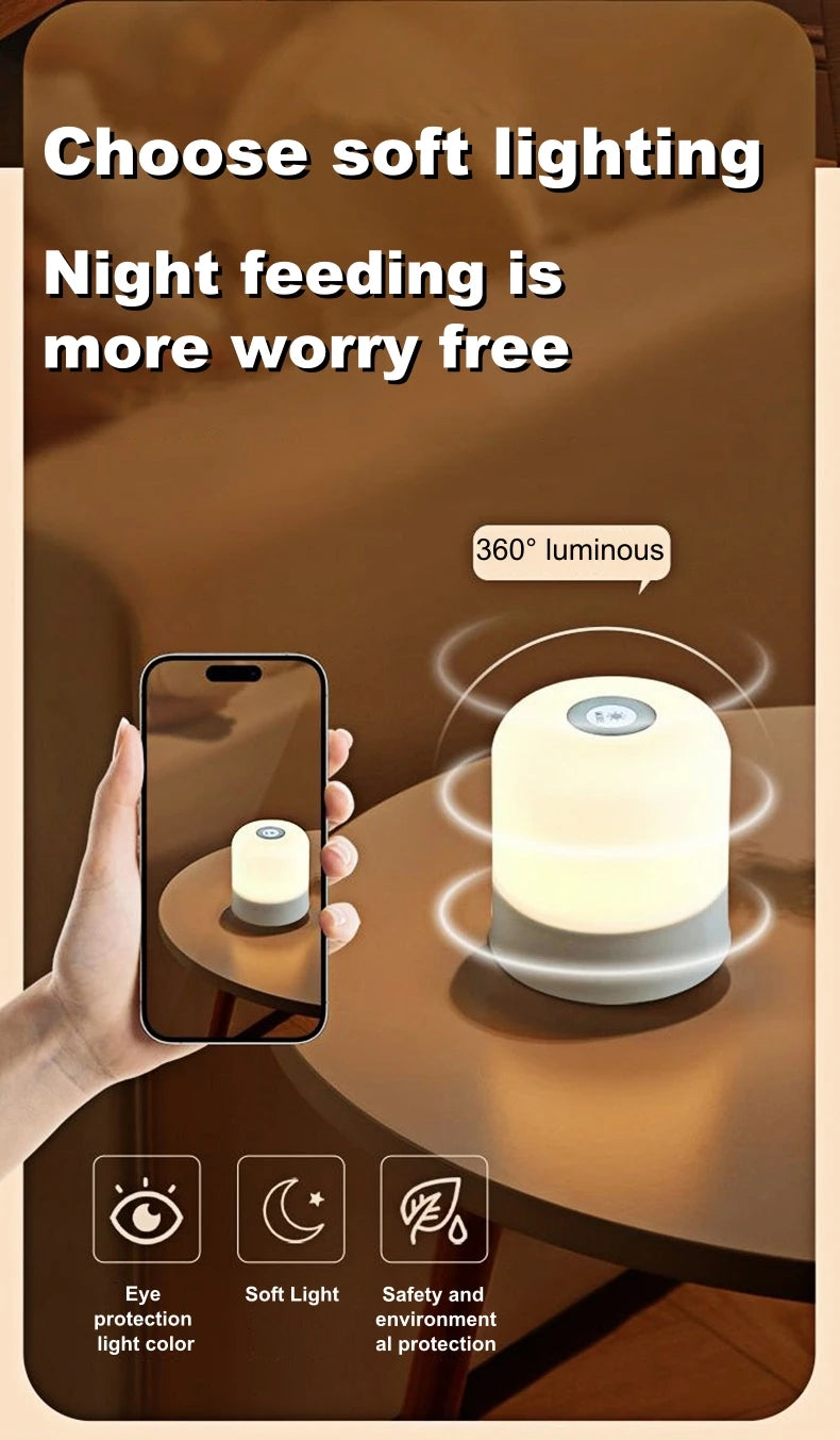 Bedside Led Night Lights Dimmable USB Powered Charging
