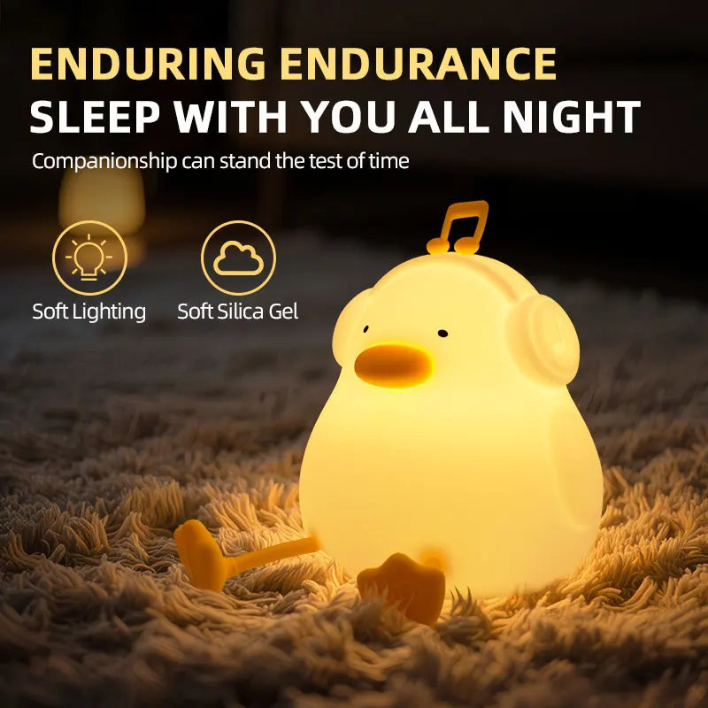 Duckling Night Light, squishy lamp