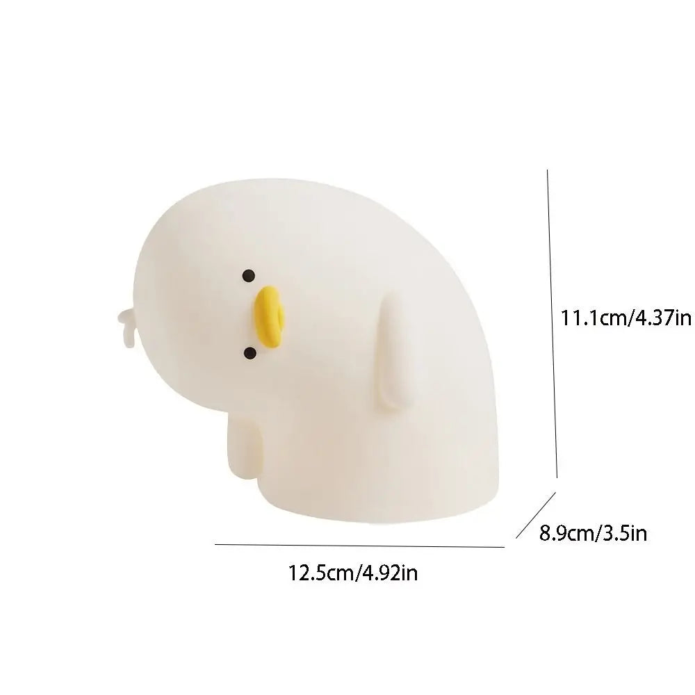lazy ducky silicone lamp