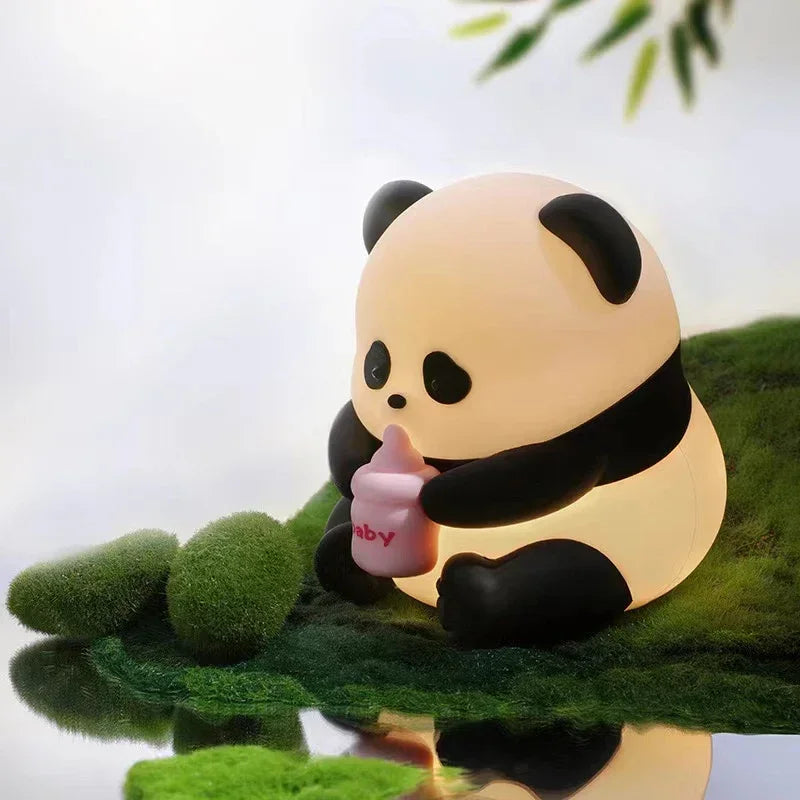 Cute Silicone Panda Night Lights
