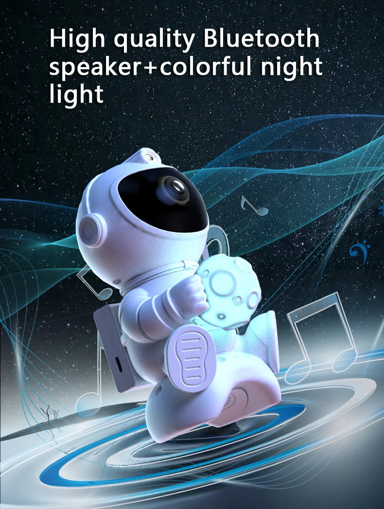 Astronaut LED Star Projector Night Light