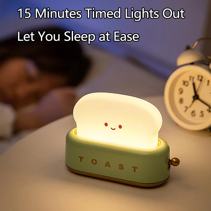 Cute Smile Face Toaster Night Light