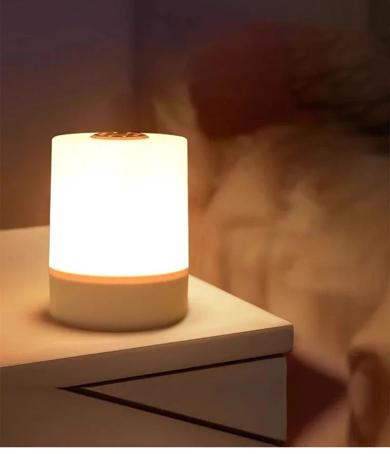 Led Night Lights Bedside Dimmable Charging Desktop Night Lamps