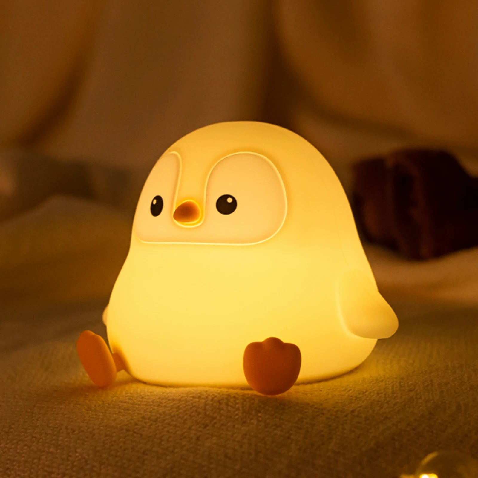 Cute Penguin squishy lamp