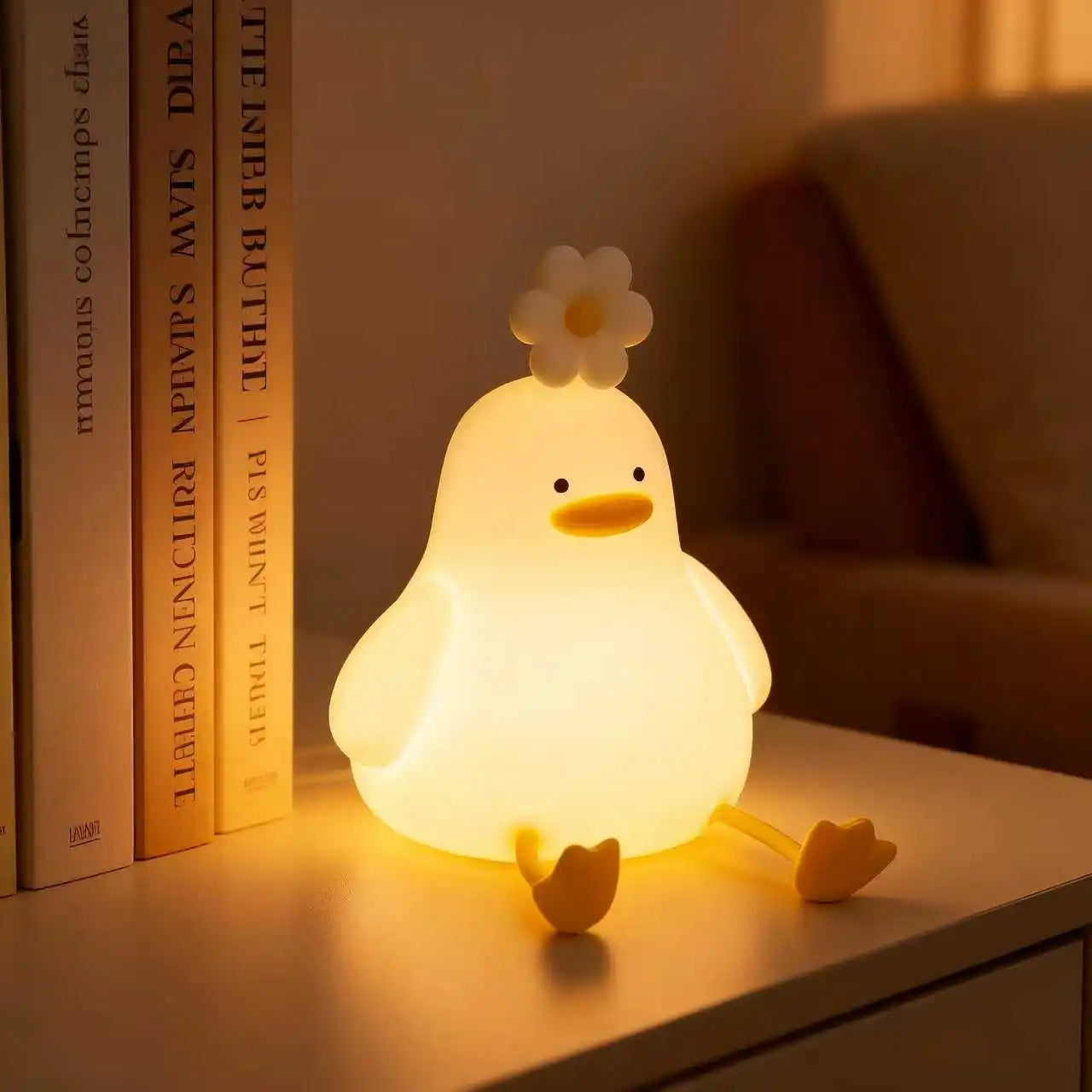 Flower Ducky Silicone Lamp