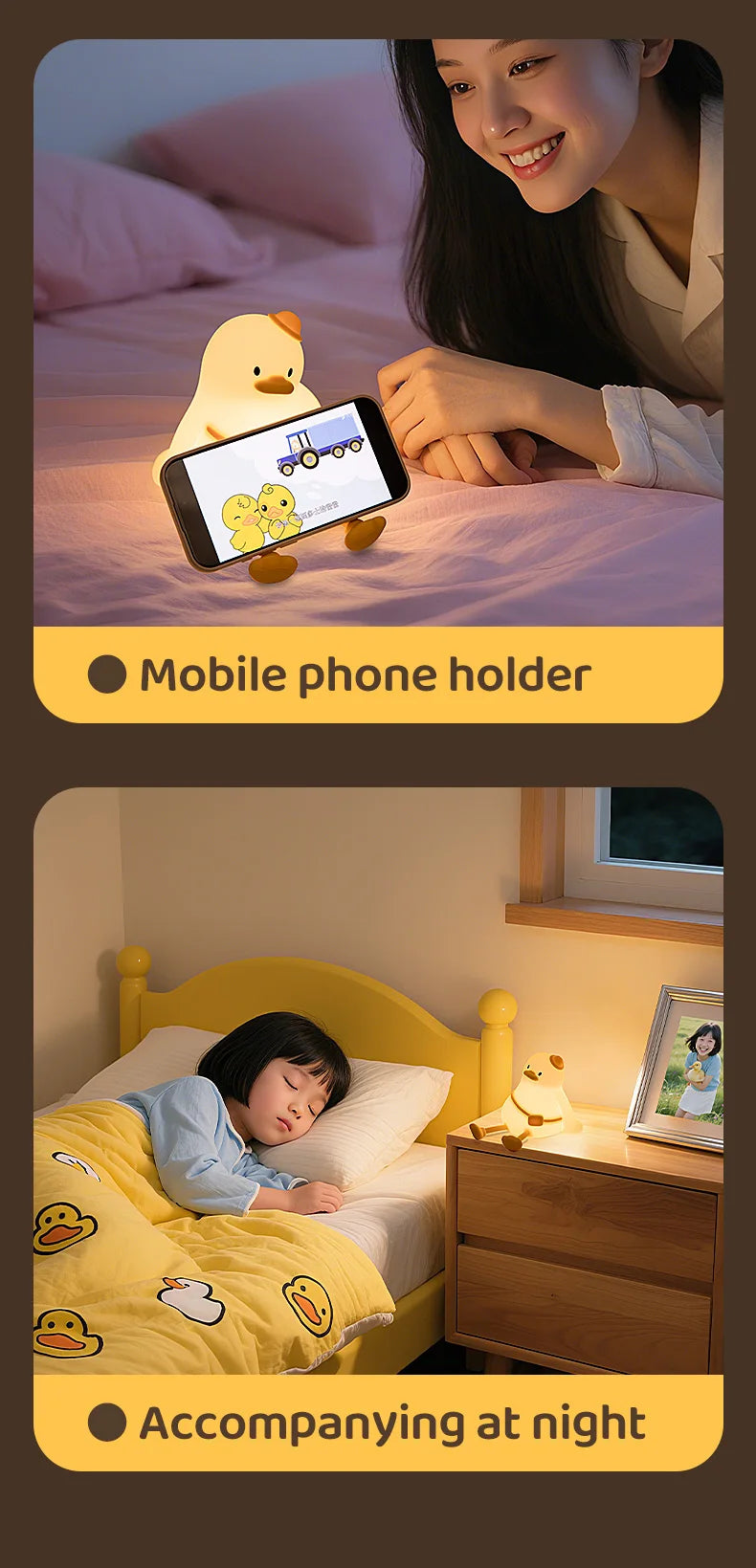 Simulated Duck Silicone Lamp