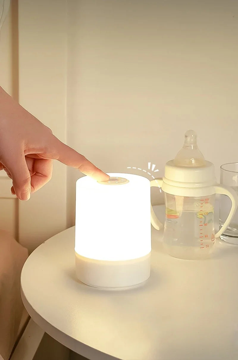 Led Night Lights Bedside Dimmable Charging Desktop Night Lamps