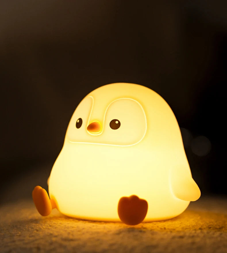 Cute Penguin squishy lamp
