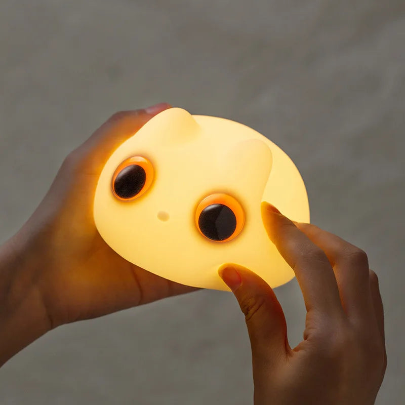 Cute Cat Lamp Anime Silicone