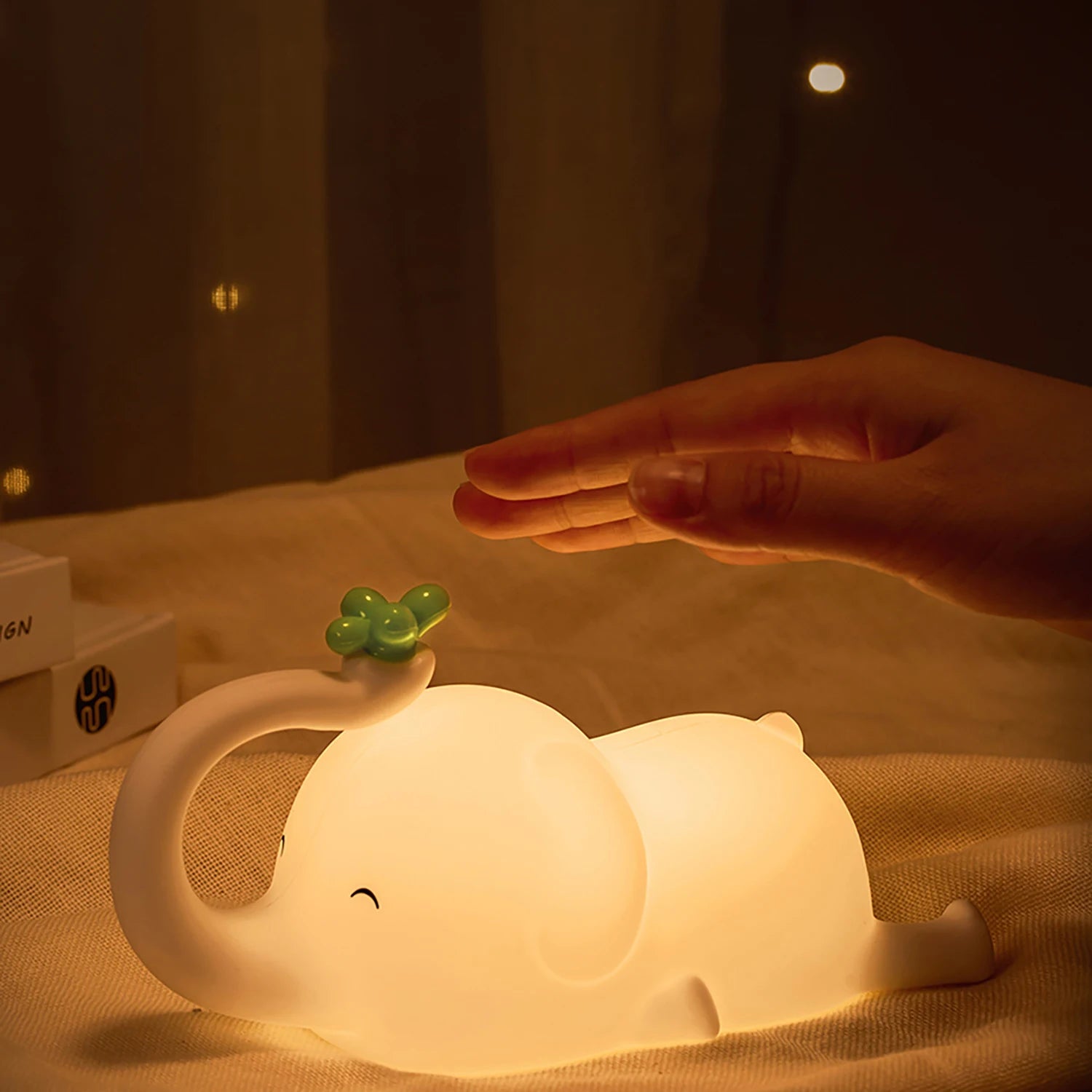 Cute panda Silicone lamp