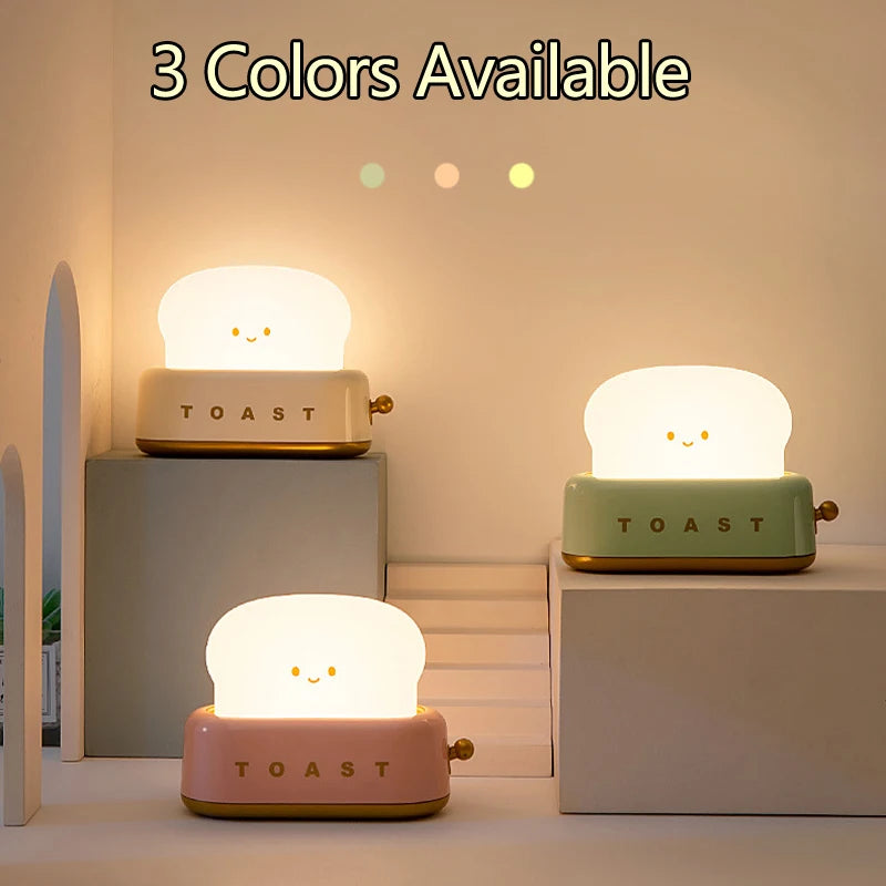 Cute Smile Face Toaster Night Light