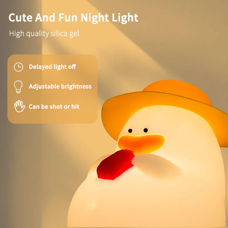 Lume Duck silicone lamp
