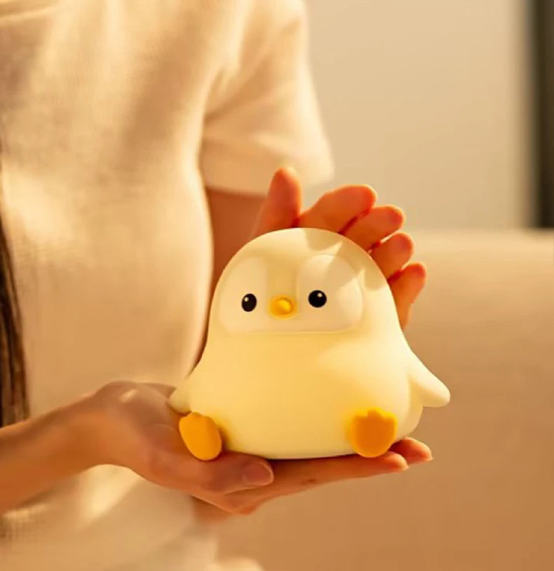 Cute Penguin squishy lamp
