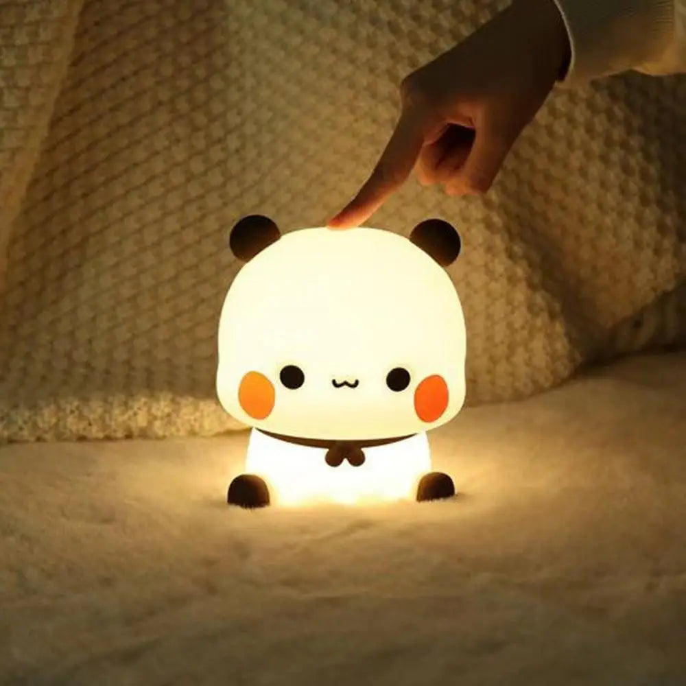 Cute Panda Night Light Squishy Lamp