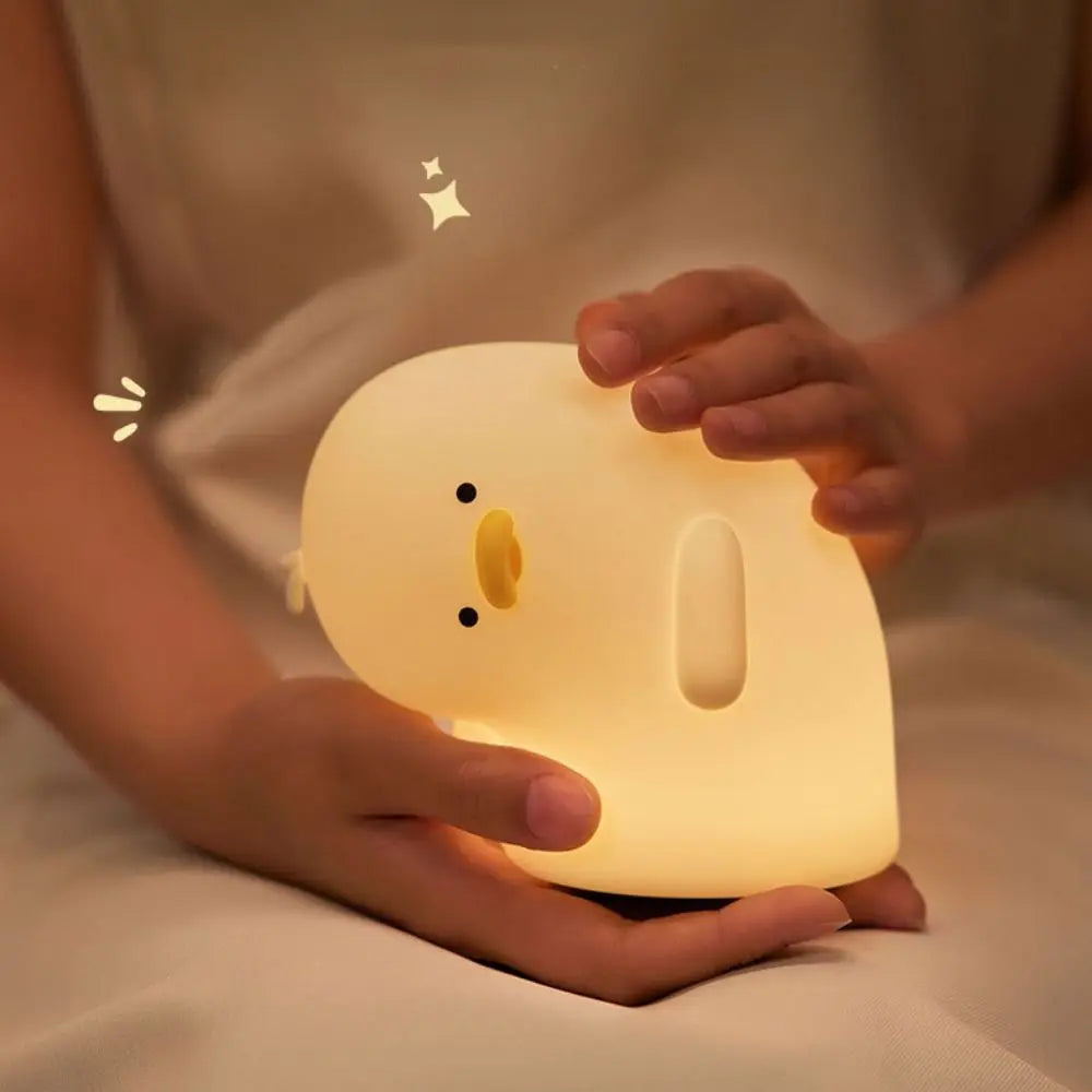 lazy ducky silicone lamp