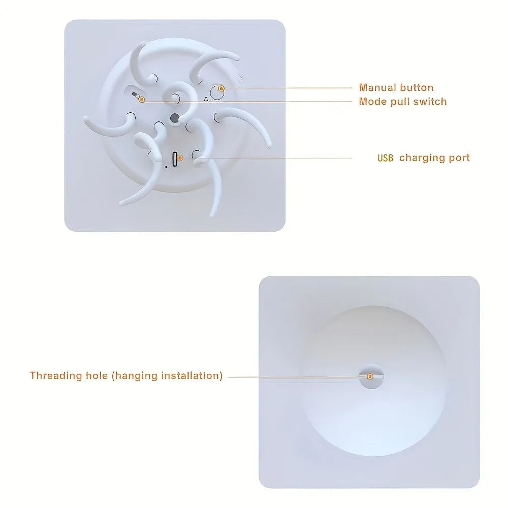 Bionic Jellyfish Night Light,USB Rechargeable