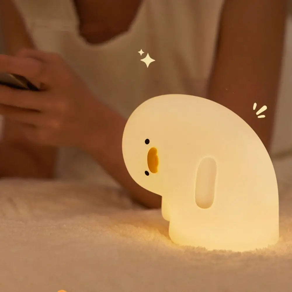 lazy ducky silicone lamp