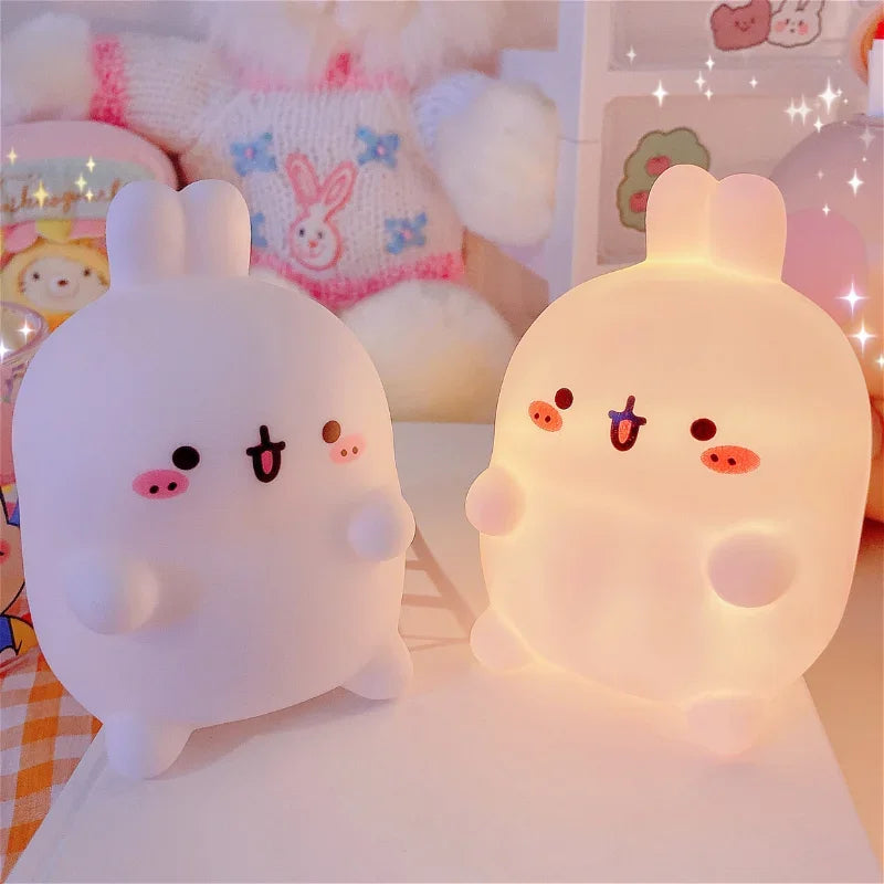 Rabbit Night Light squishy silicone lamp