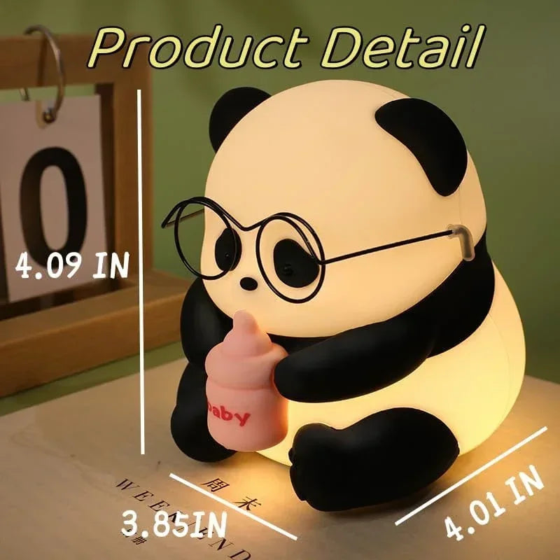 Cute Silicone Panda Night Lights