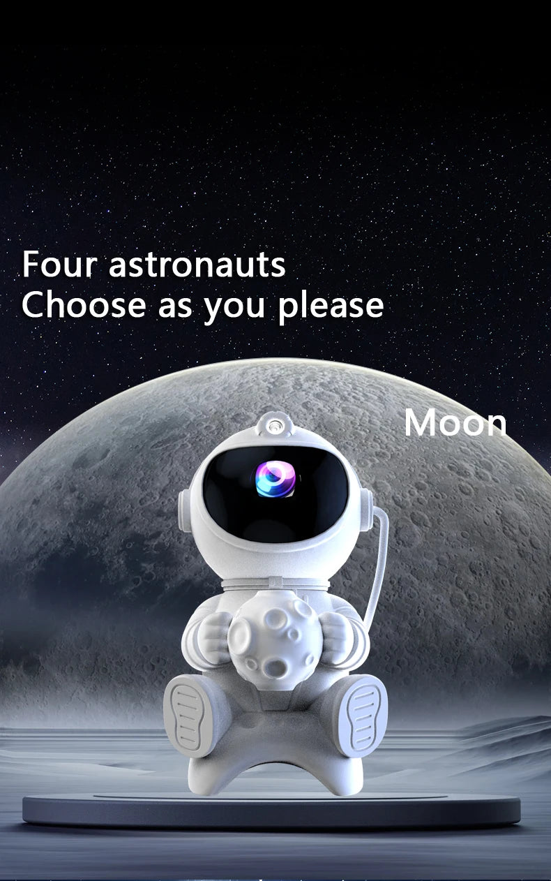 Astronaut LED Star Projector Night Light