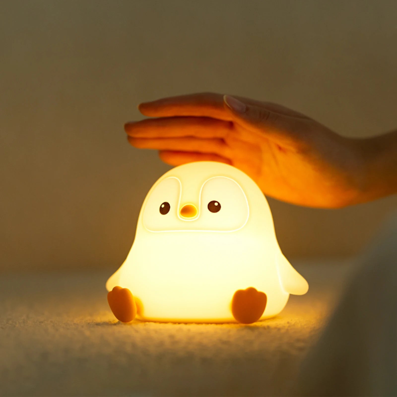 Cute Penguin squishy lamp