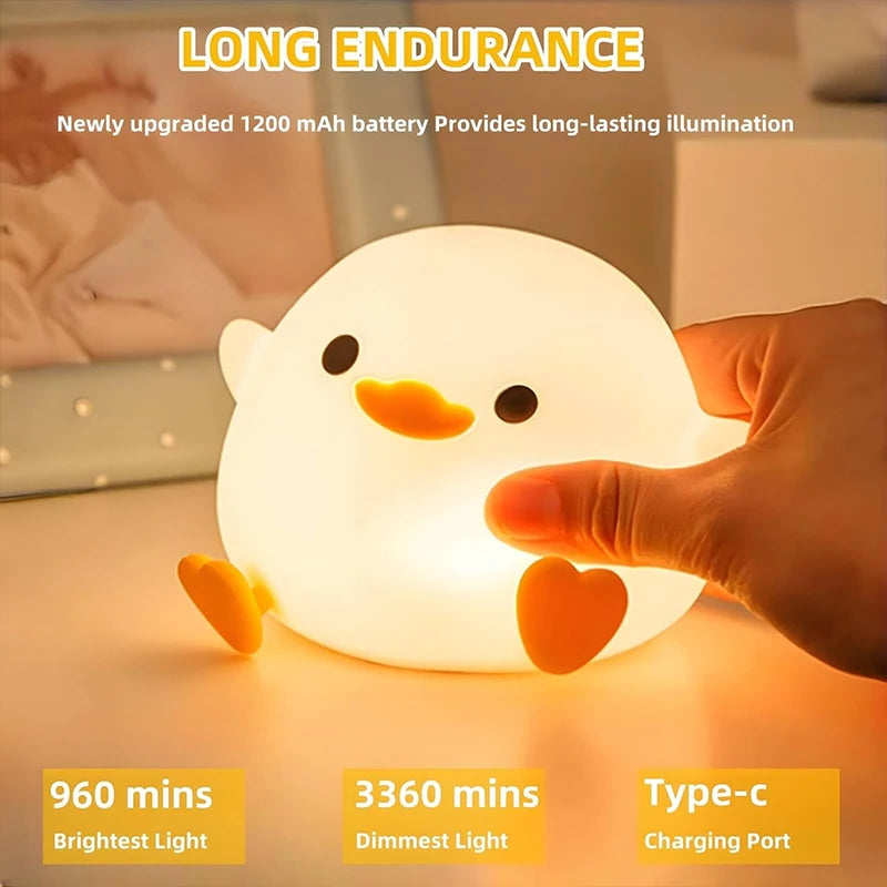 Baby Ducky Silicone Lamp