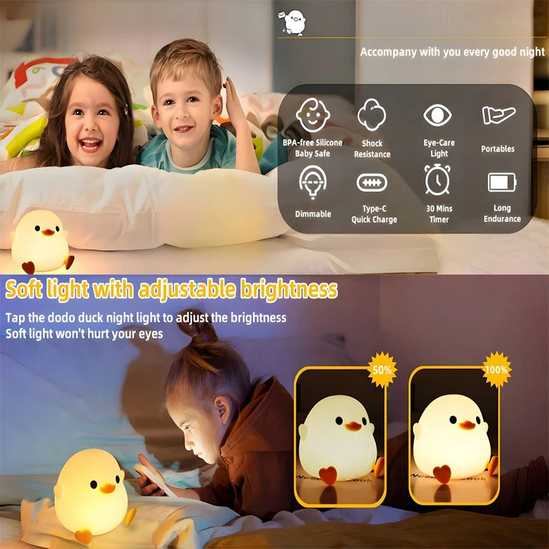 Baby Ducky Silicone Lamp